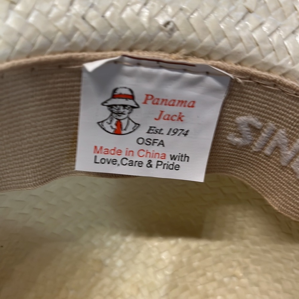 Womens wide brim Panama Jack Sun Hat - Picture 3 of 4